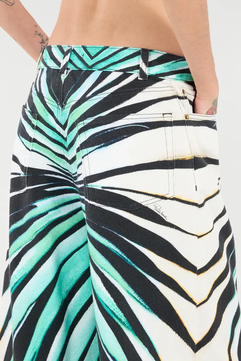 Roberto Cavalli Ray Of Sea Print Trousers | Thumbnail 6 Roberto Cavalli Ray Of Sea Print Trousers | Thumbnail 6