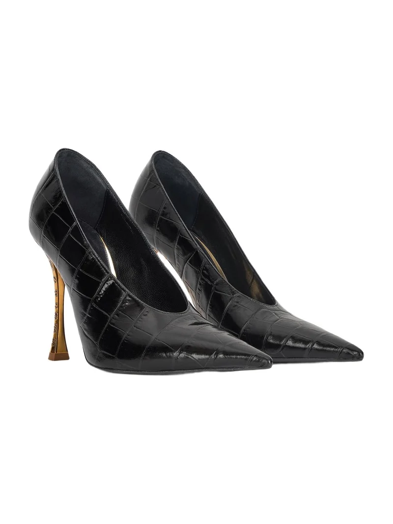 Roberto Cavalli Crocodile Scale-Effect Pumps