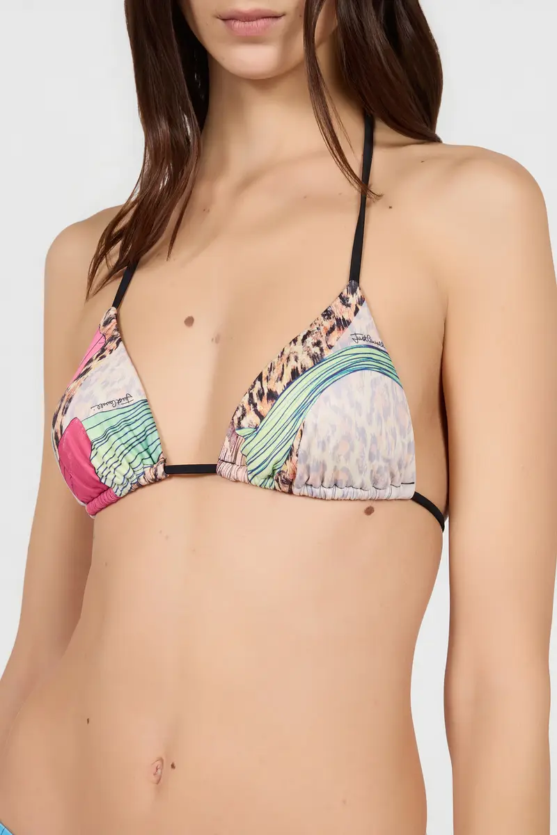Roberto Cavalli Multicolor Flower Print Bikini | Thumbnail 4 Roberto Cavalli Multicolor Flower Print Bikini | Thumbnail 4