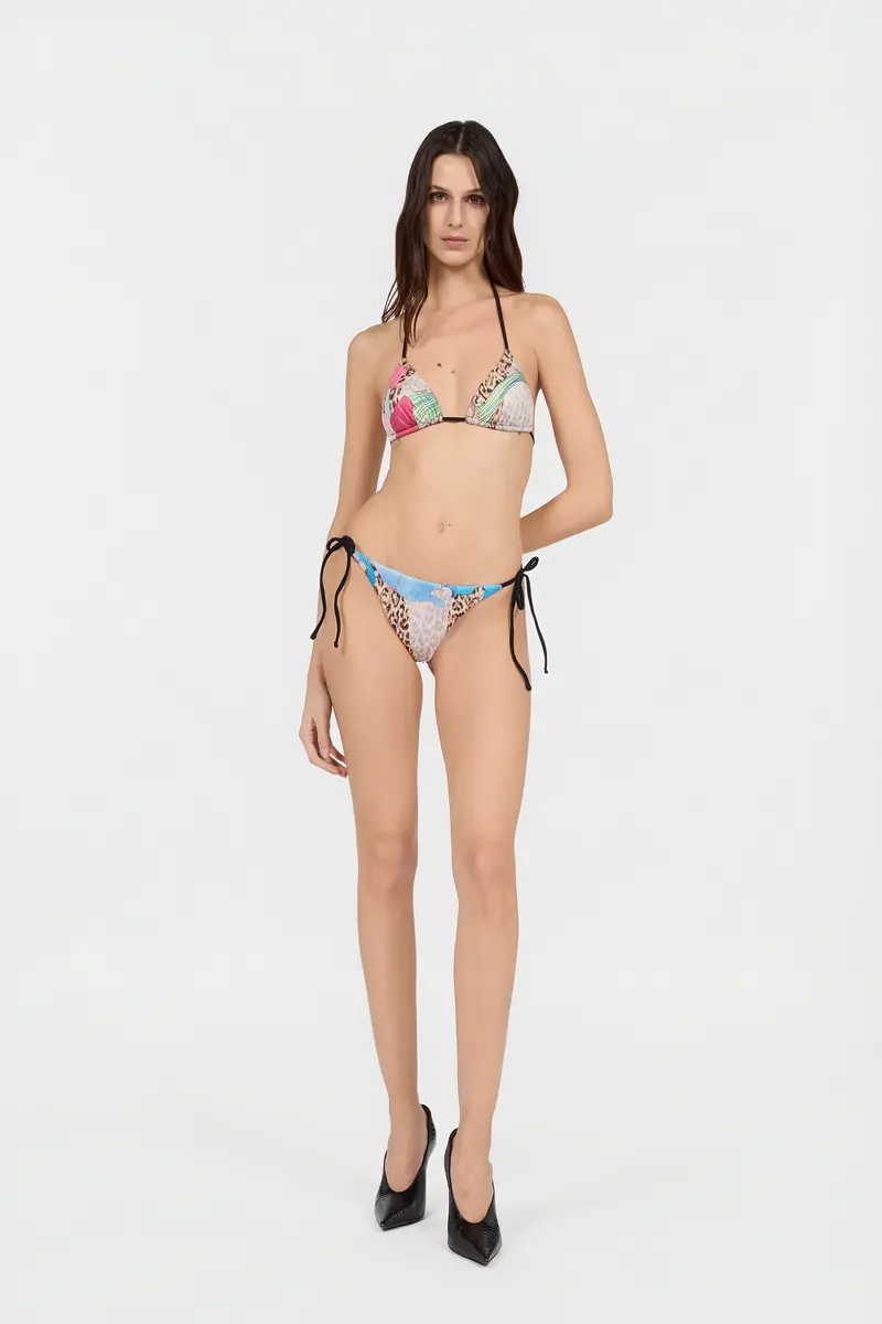 Roberto Cavalli Multicolor Flower Print Bikini | Thumbnail 6 Roberto Cavalli Multicolor Flower Print Bikini | Thumbnail 6