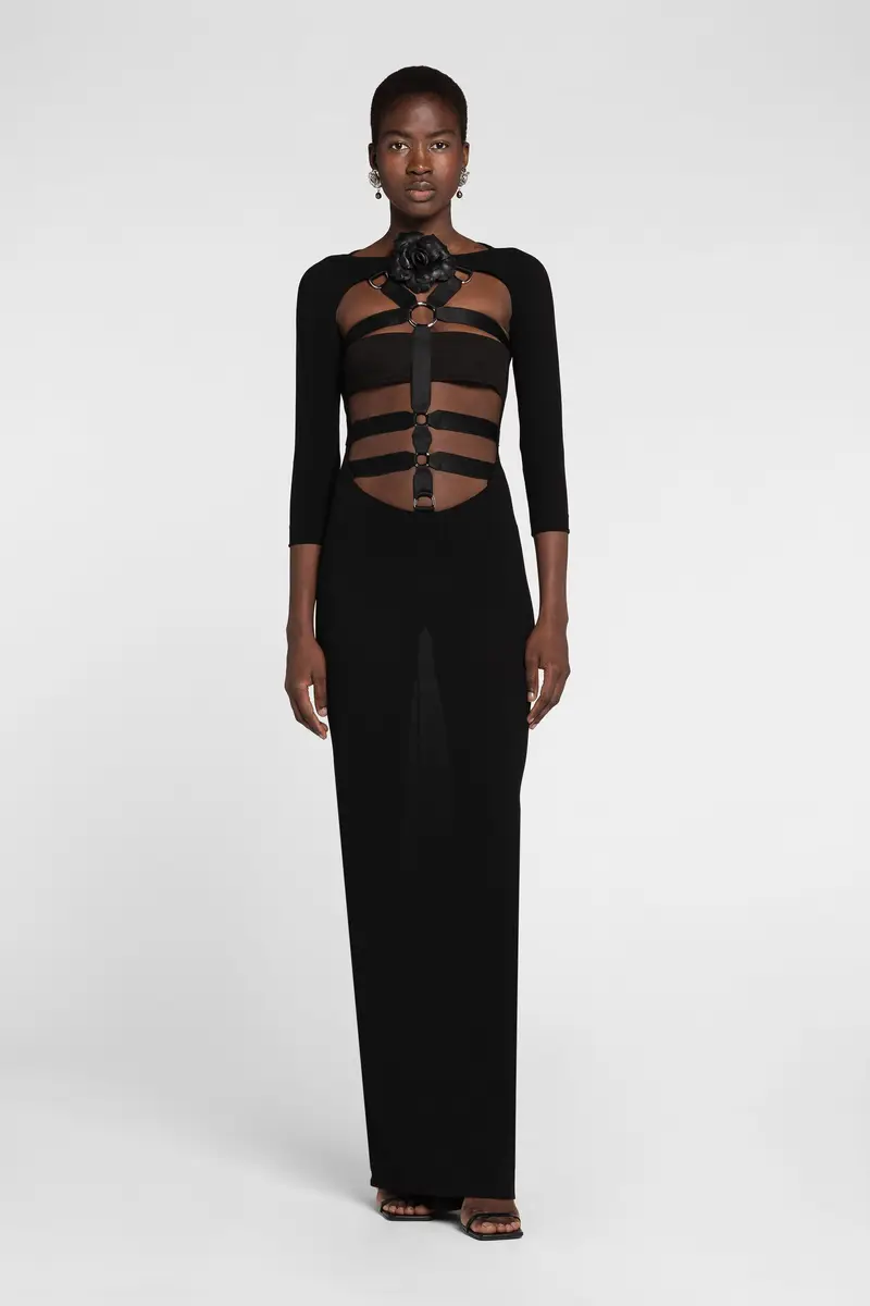 Roberto Cavalli Harness Maxi Dress | Thumbnail 2