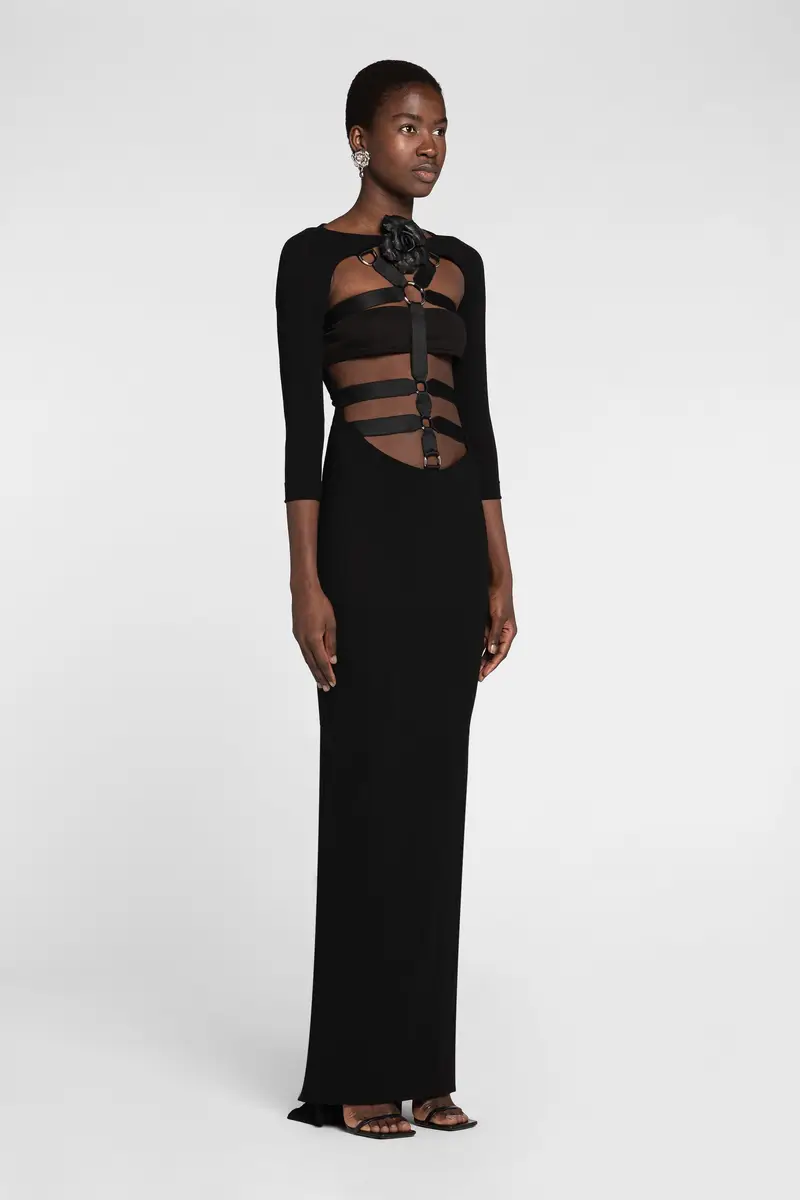 Roberto Cavalli Harness Maxi Dress | Thumbnail 3