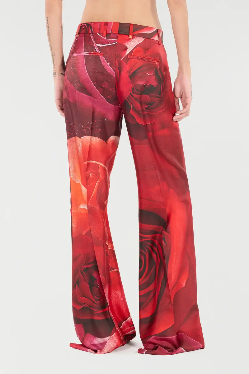 Roberto Cavalli Rose-Print Pants | Thumbnail 3