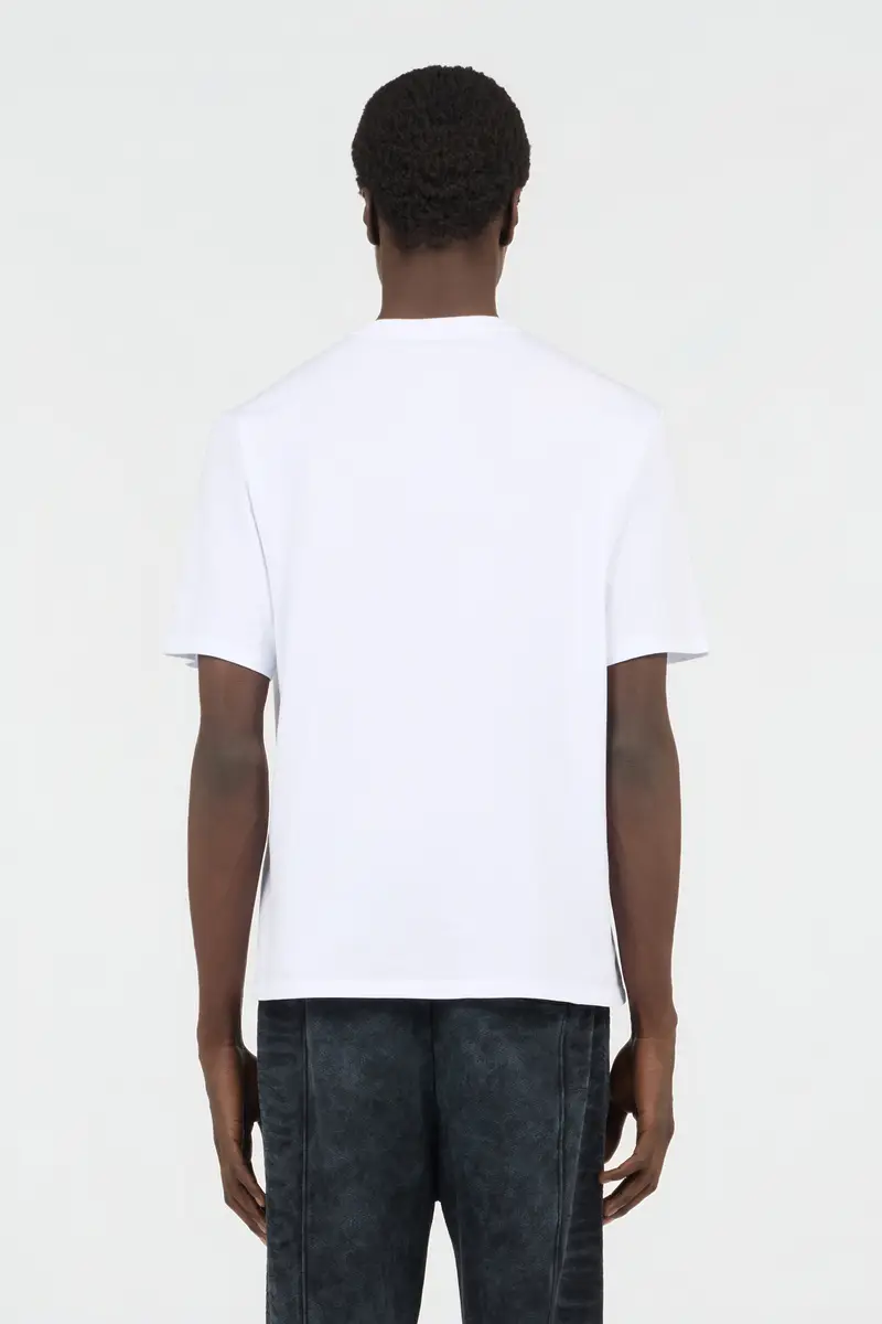 Roberto Cavalli White T-shirt With Embroidered Logo | Thumbnail 3