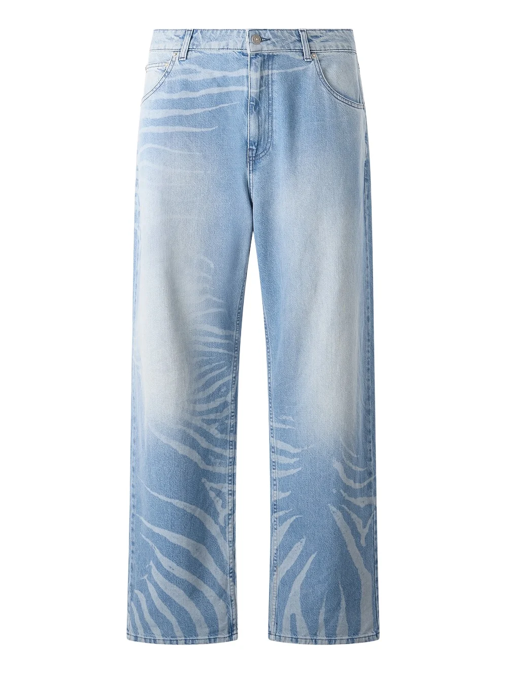 Roberto Cavalli Zebra Design Jeans