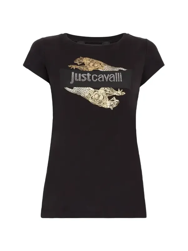 Roberto Cavalli Just Cavalli Leopard-Print T-Shirt