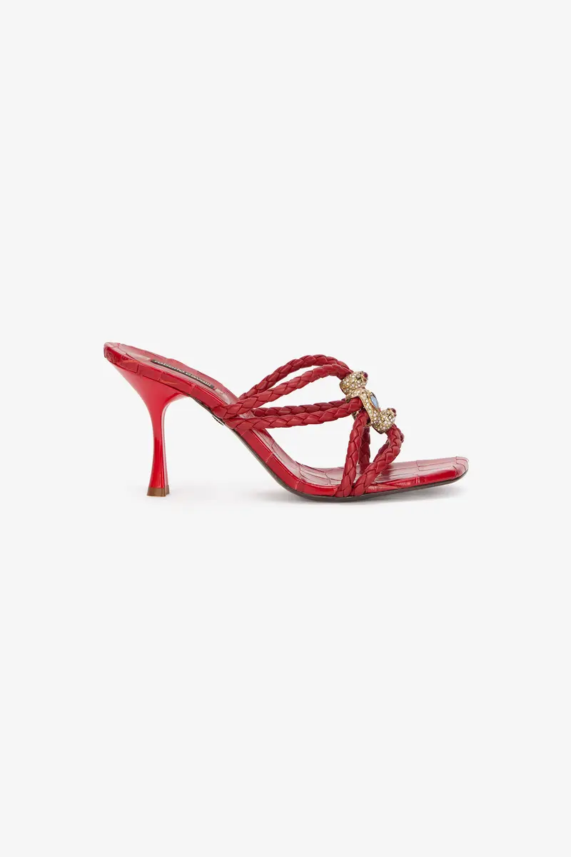 Roberto Cavalli Sandals With Jewel Details | Thumbnail 2