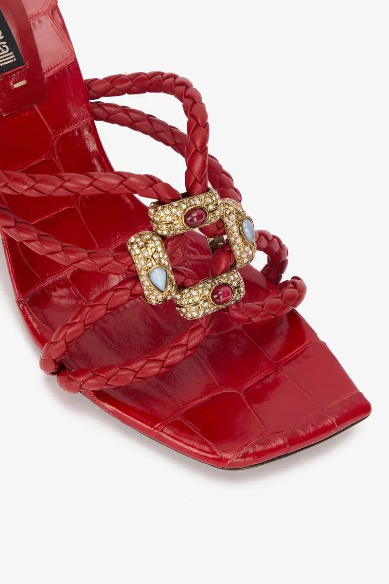 Roberto Cavalli Sandals With Jewel Details | Thumbnail 4