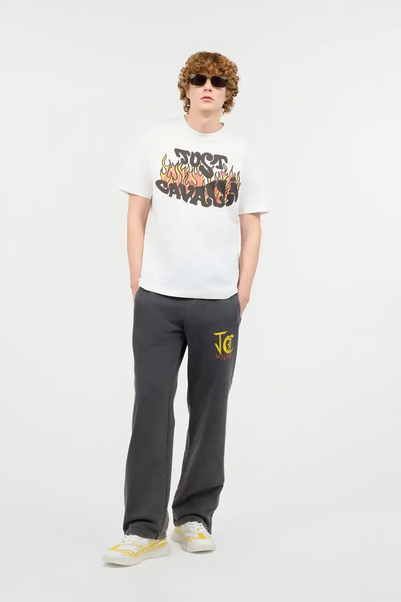 Roberto Cavalli Joggers With Branded Detailing | Thumbnail 7
