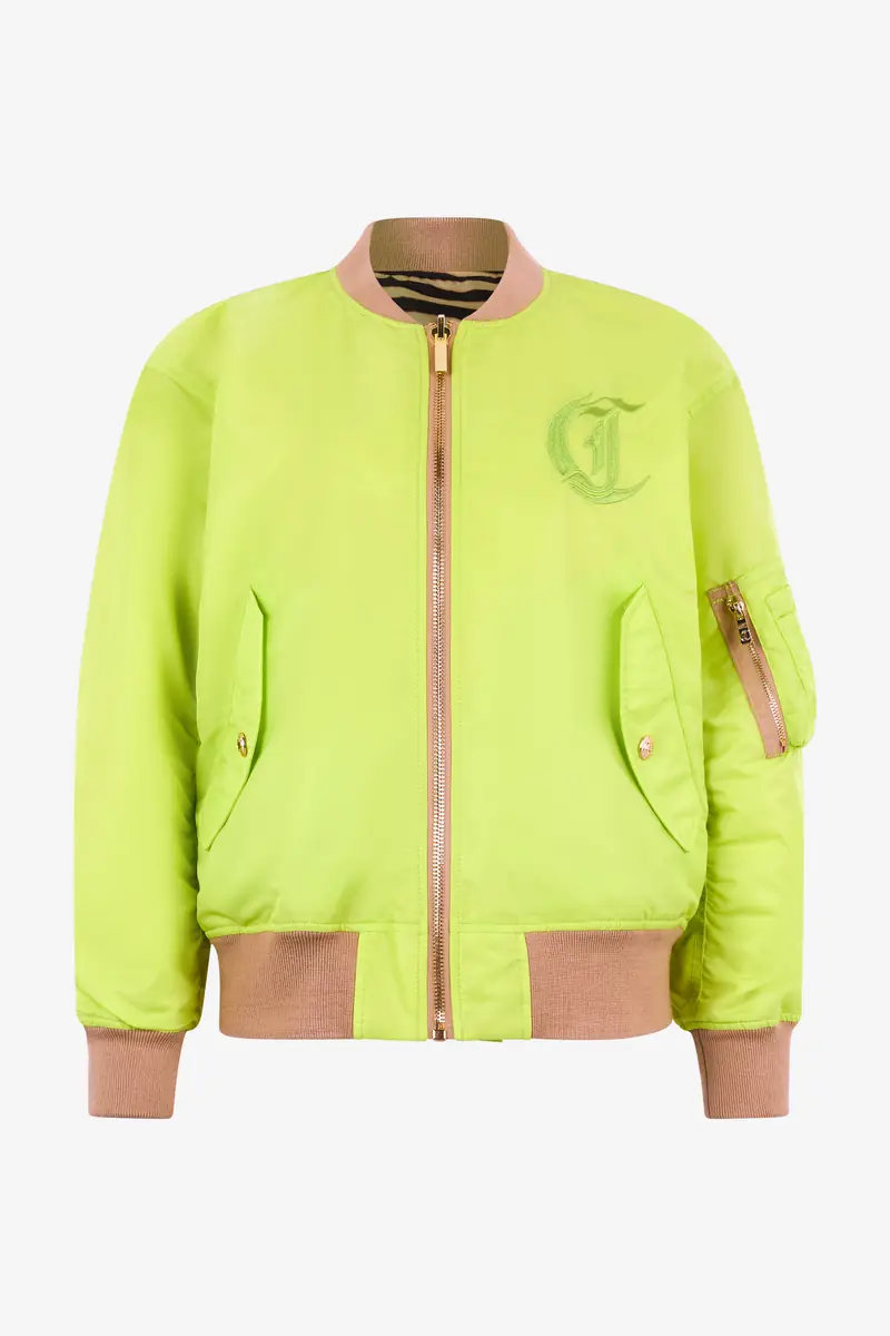 Roberto Cavalli Bomber Jacket With JC Monogram | Thumbnail 2 Roberto Cavalli Bomber Jacket With JC Monogram | Thumbnail 2