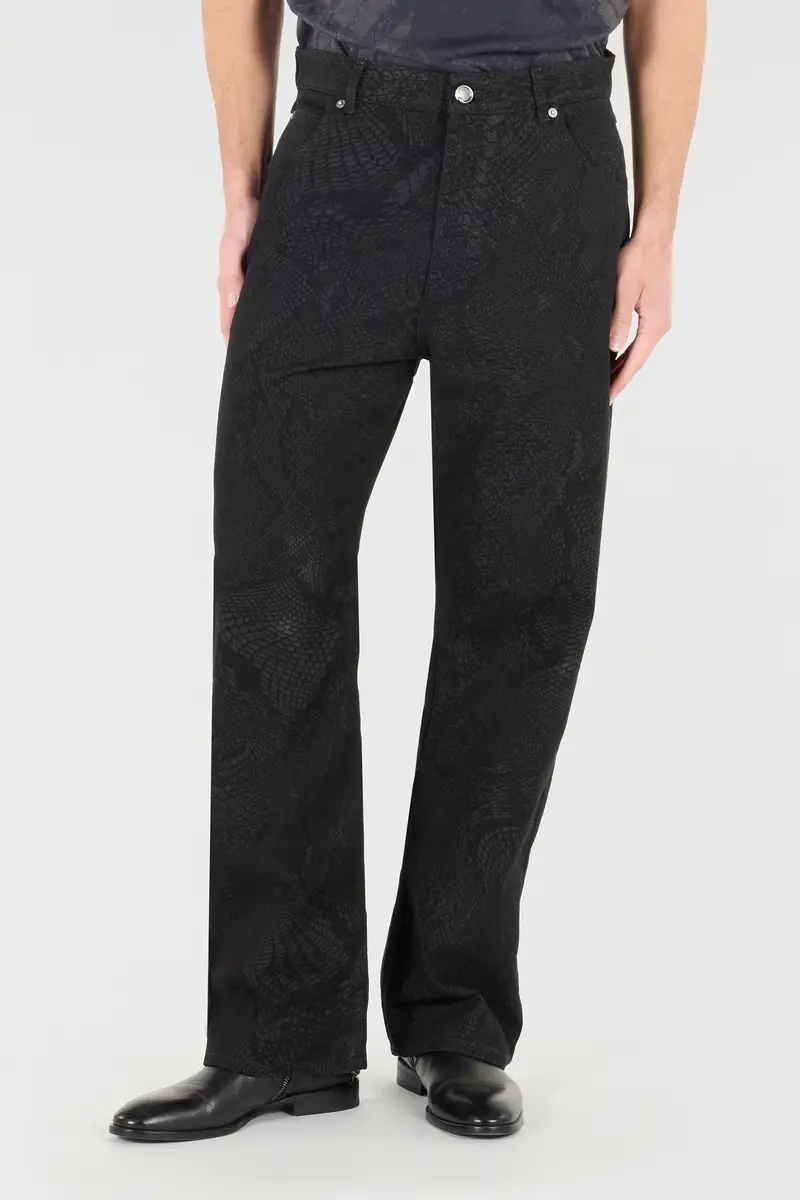 Roberto Cavalli Python-Print Pants | Thumbnail 2 Roberto Cavalli Python-Print Pants | Thumbnail 2