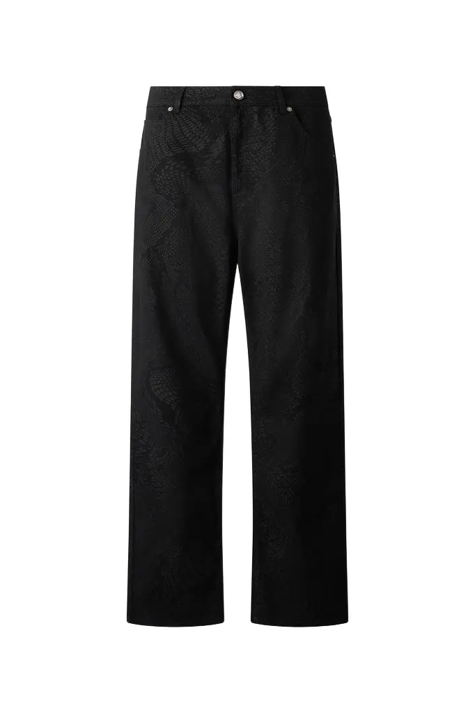 Roberto Cavalli Python-Print Pants | Image 1 Roberto Cavalli Python-Print Pants | Image 1