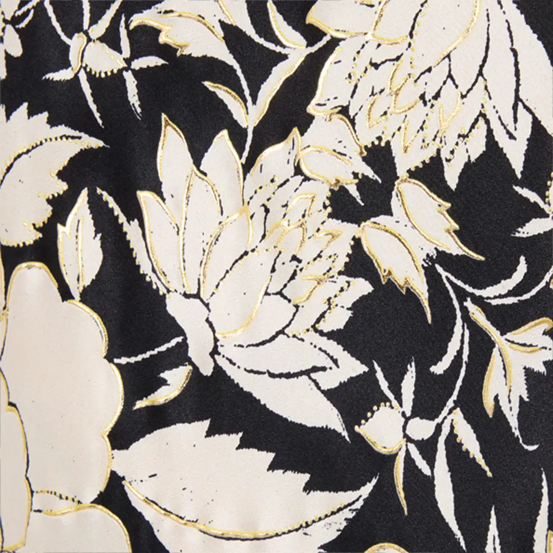 Roberto Cavalli Pure Silk Pants With Floral Print | Thumbnail 4 Roberto Cavalli Pure Silk Pants With Floral Print | Thumbnail 4