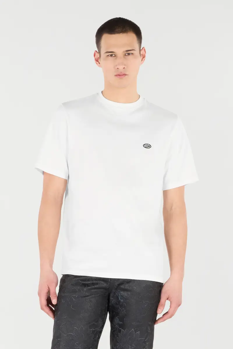 Roberto Cavalli T-Shirt With Logo Patch | Thumbnail 2 Roberto Cavalli T-Shirt With Logo Patch | Thumbnail 2