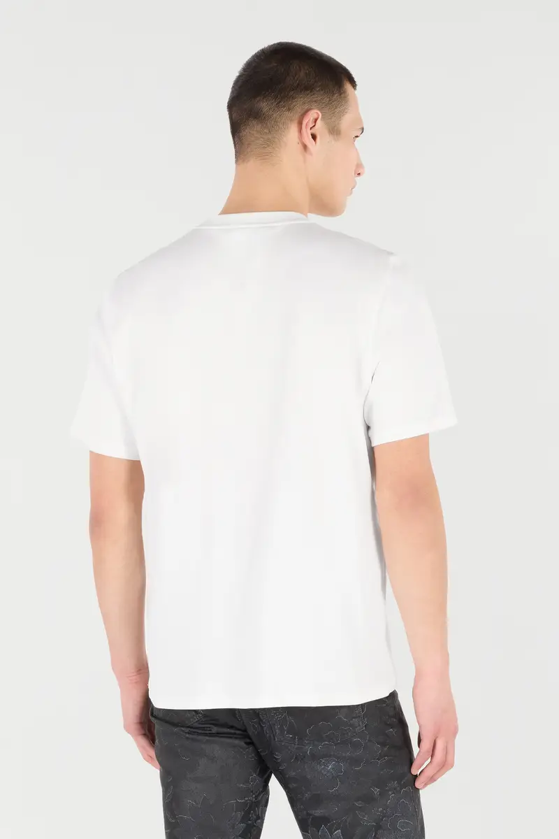 Roberto Cavalli T-Shirt With Logo Patch | Thumbnail 3 Roberto Cavalli T-Shirt With Logo Patch | Thumbnail 3