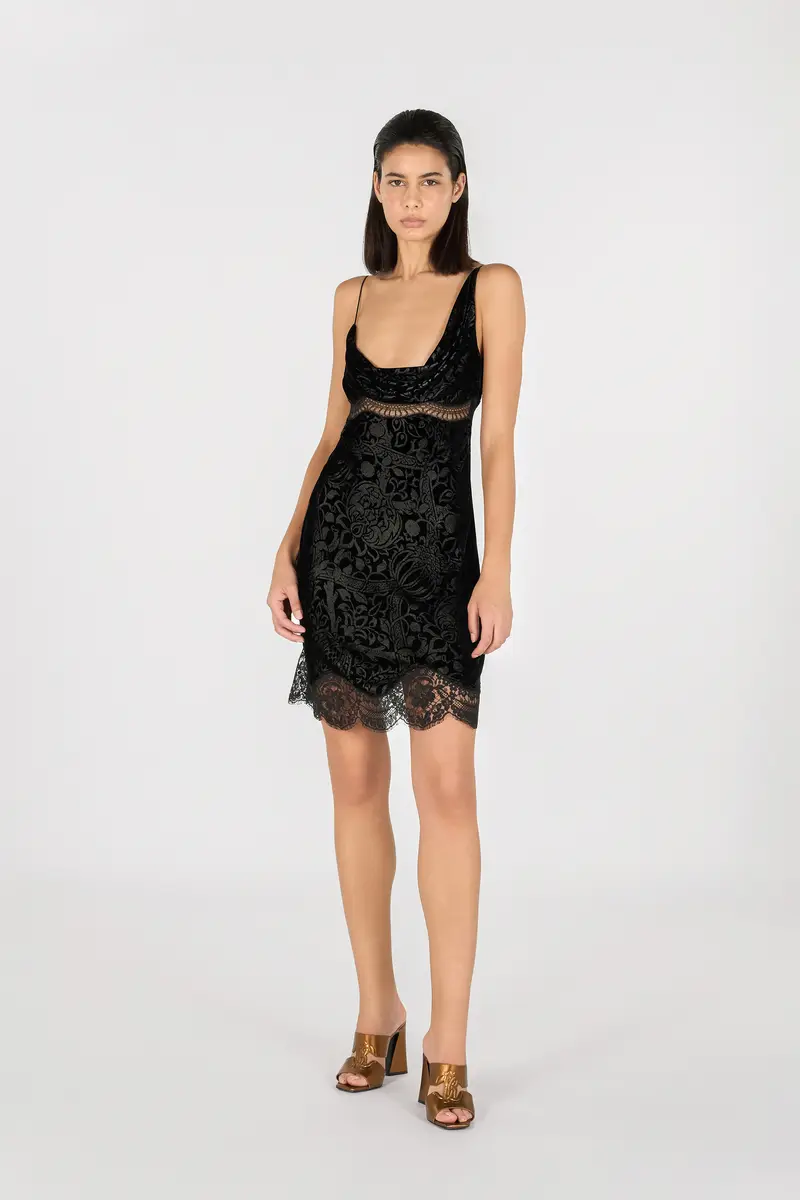 Roberto Cavalli Mini dress with lace | Thumbnail 7 Roberto Cavalli Mini dress with lace | Thumbnail 7