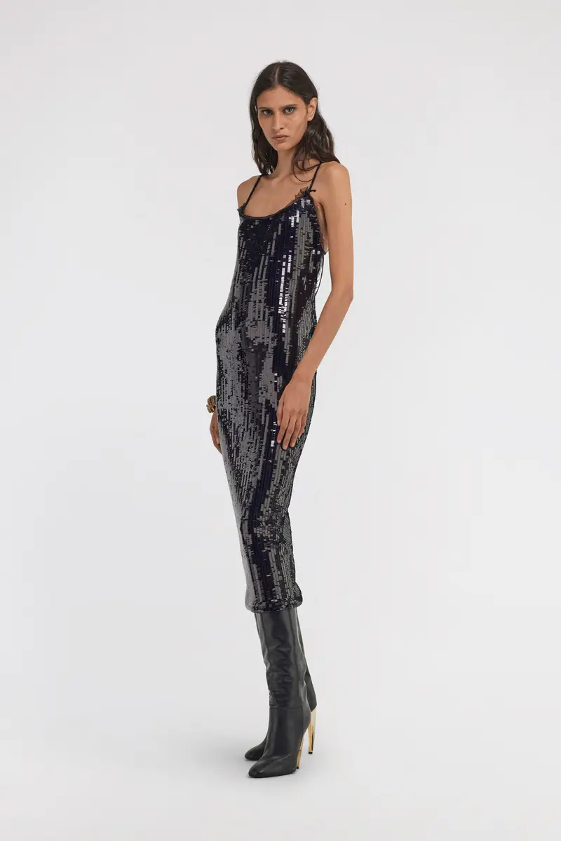 Roberto Cavalli Sequin Midi Dress | Thumbnail 4