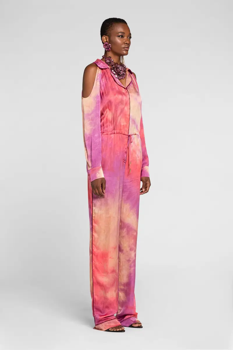 Roberto Cavalli Tie-dye drawstring jumpsuit | Thumbnail 2 Roberto Cavalli Tie-dye drawstring jumpsuit | Thumbnail 2
