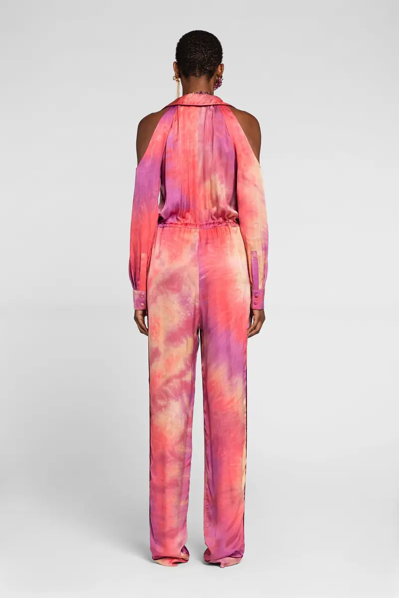 Roberto Cavalli Tie-dye drawstring jumpsuit | Thumbnail 3 Roberto Cavalli Tie-dye drawstring jumpsuit | Thumbnail 3