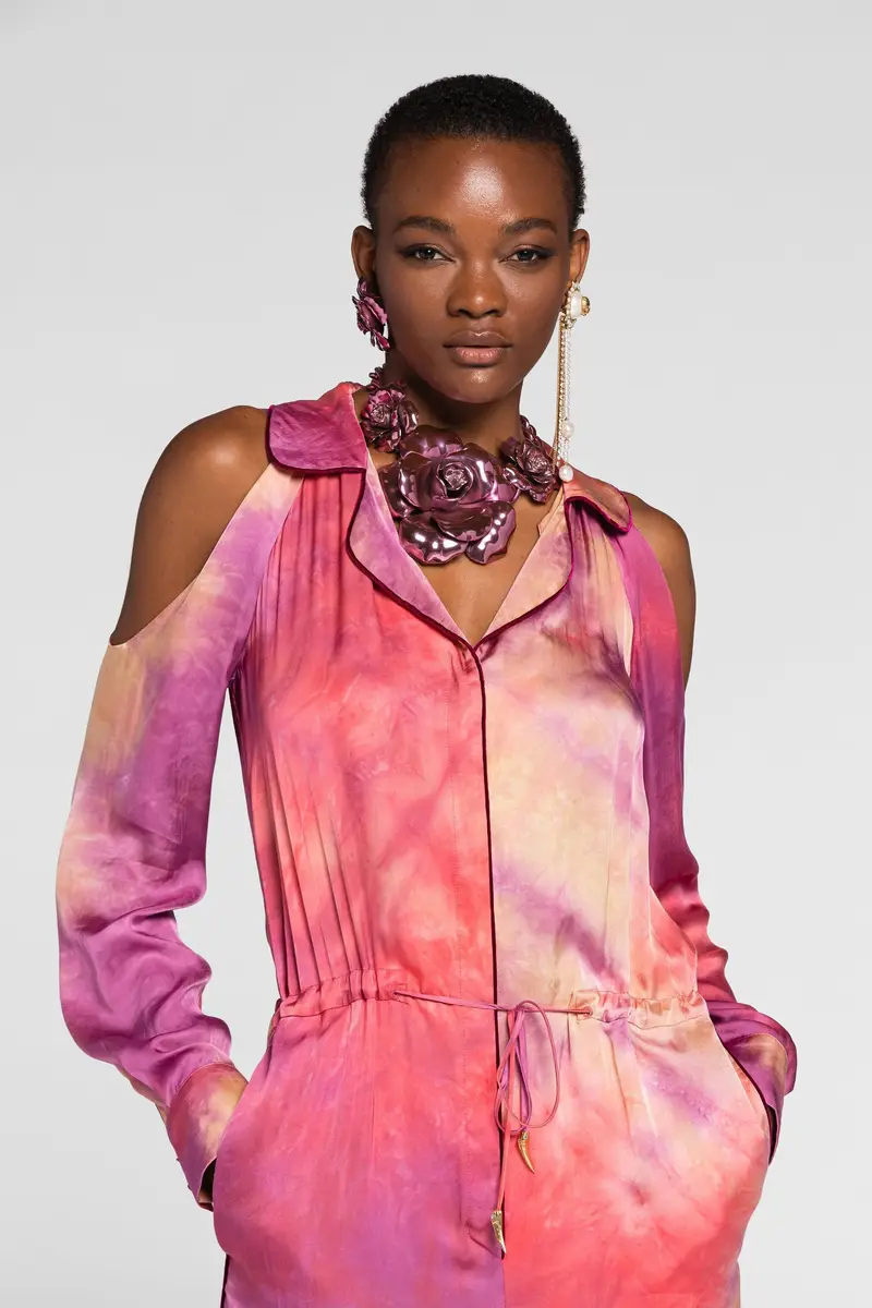 Roberto Cavalli Tie-dye drawstring jumpsuit | Thumbnail 4 Roberto Cavalli Tie-dye drawstring jumpsuit | Thumbnail 4