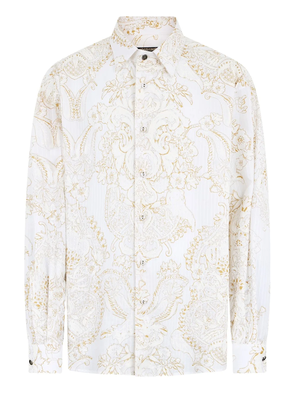 White Shirt with Ornamental Motif White Shirt with Ornamental Motif