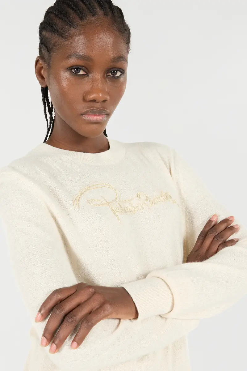 Roberto Cavalli Sweater With Embroidered Logo | Thumbnail 5 Roberto Cavalli Sweater With Embroidered Logo | Thumbnail 5