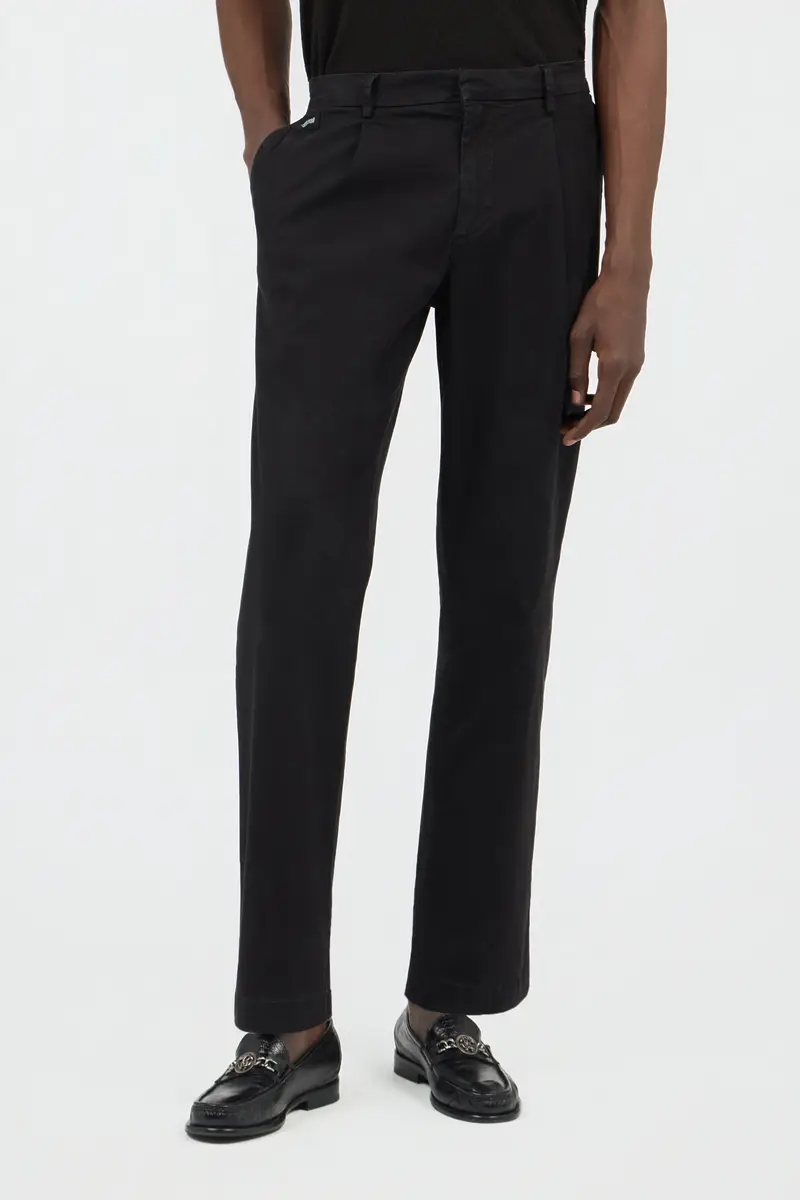 Roberto Cavalli Black Pleated Trousers | Thumbnail 2 Roberto Cavalli Black Pleated Trousers | Thumbnail 2