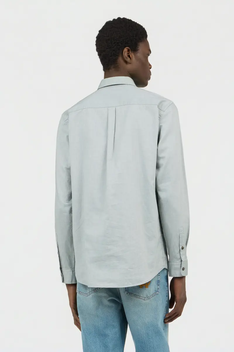 Roberto Cavalli Light Grey Shirt with Monogram RC Embroidery | Thumbnail 3