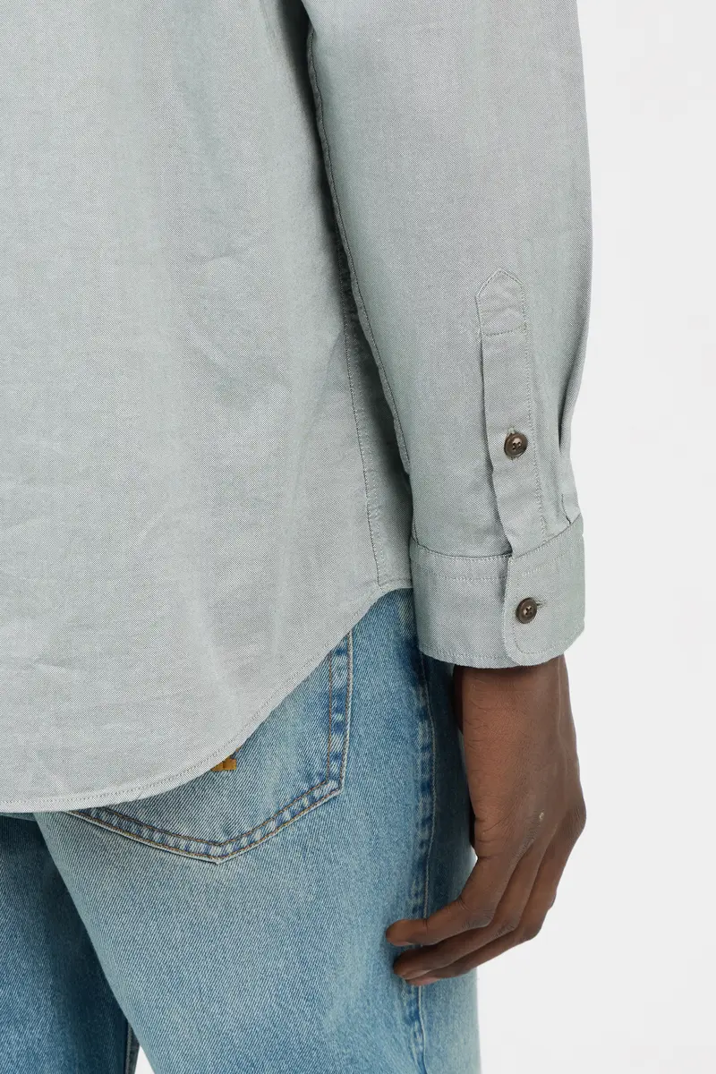 Roberto Cavalli Light Grey Shirt with Monogram RC Embroidery | Thumbnail 5