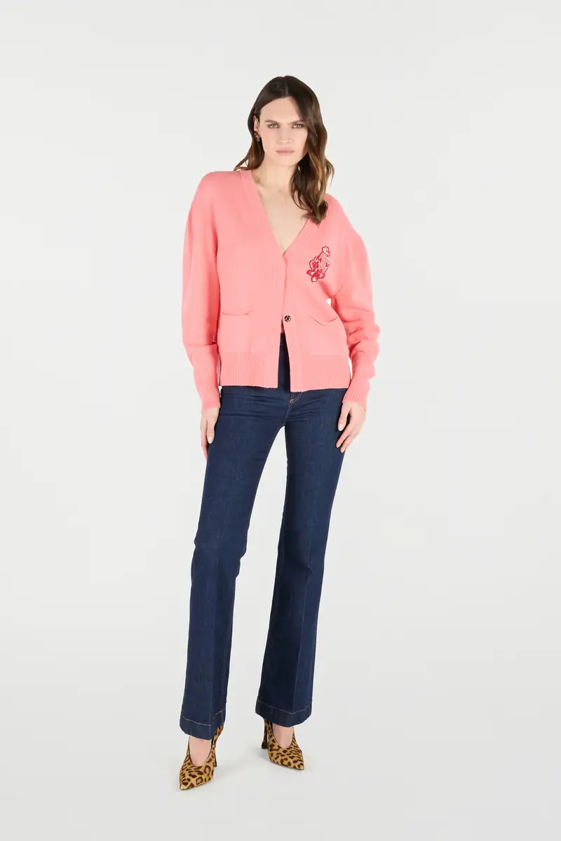 Roberto Cavalli Cardigan With Mirror Snake Monogram | Thumbnail 6 Roberto Cavalli Cardigan With Mirror Snake Monogram | Thumbnail 6