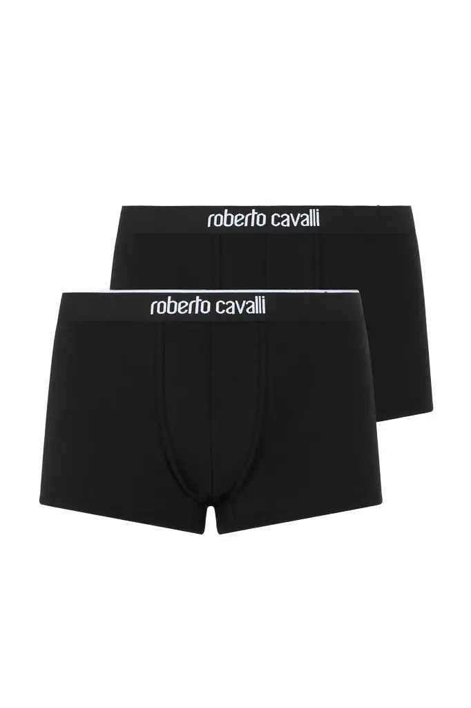 Roberto Cavalli Set of two boxer shorts with logo band