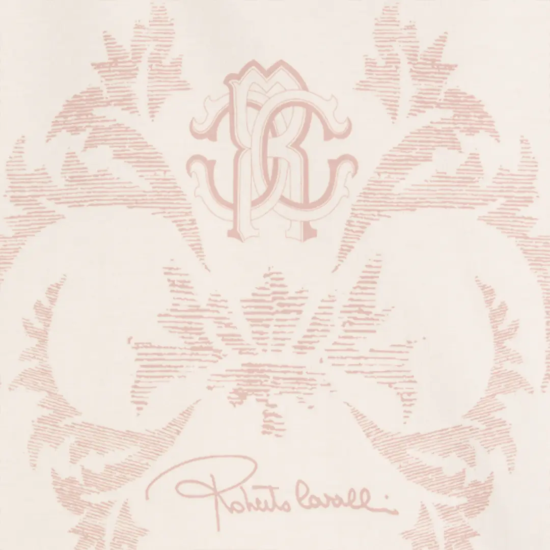 Roberto Cavalli Cream T-Shirt with Monogram RC | Thumbnail 3 Roberto Cavalli Cream T-Shirt with Monogram RC | Thumbnail 3