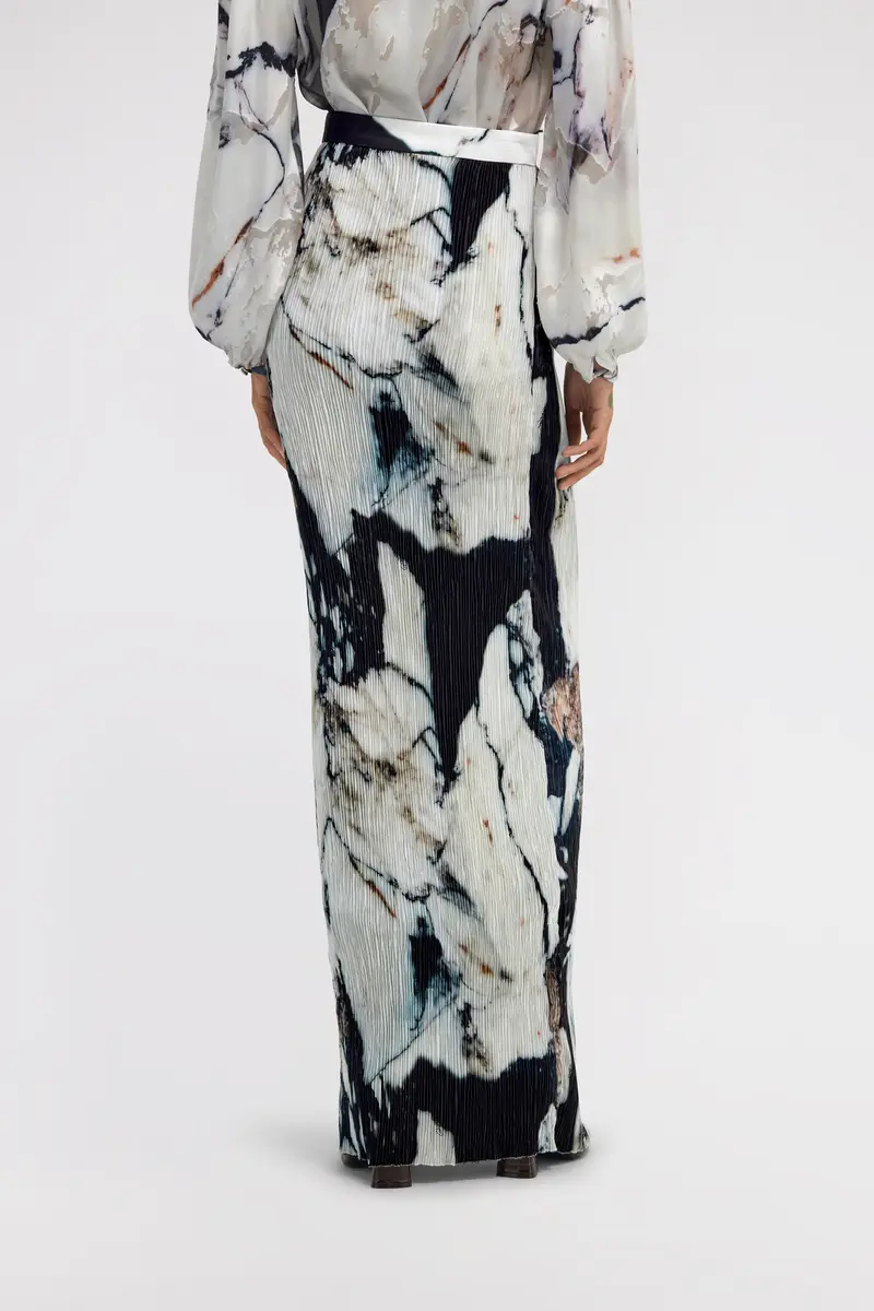 Roberto Cavalli Marble Print Skirt | Thumbnail 3