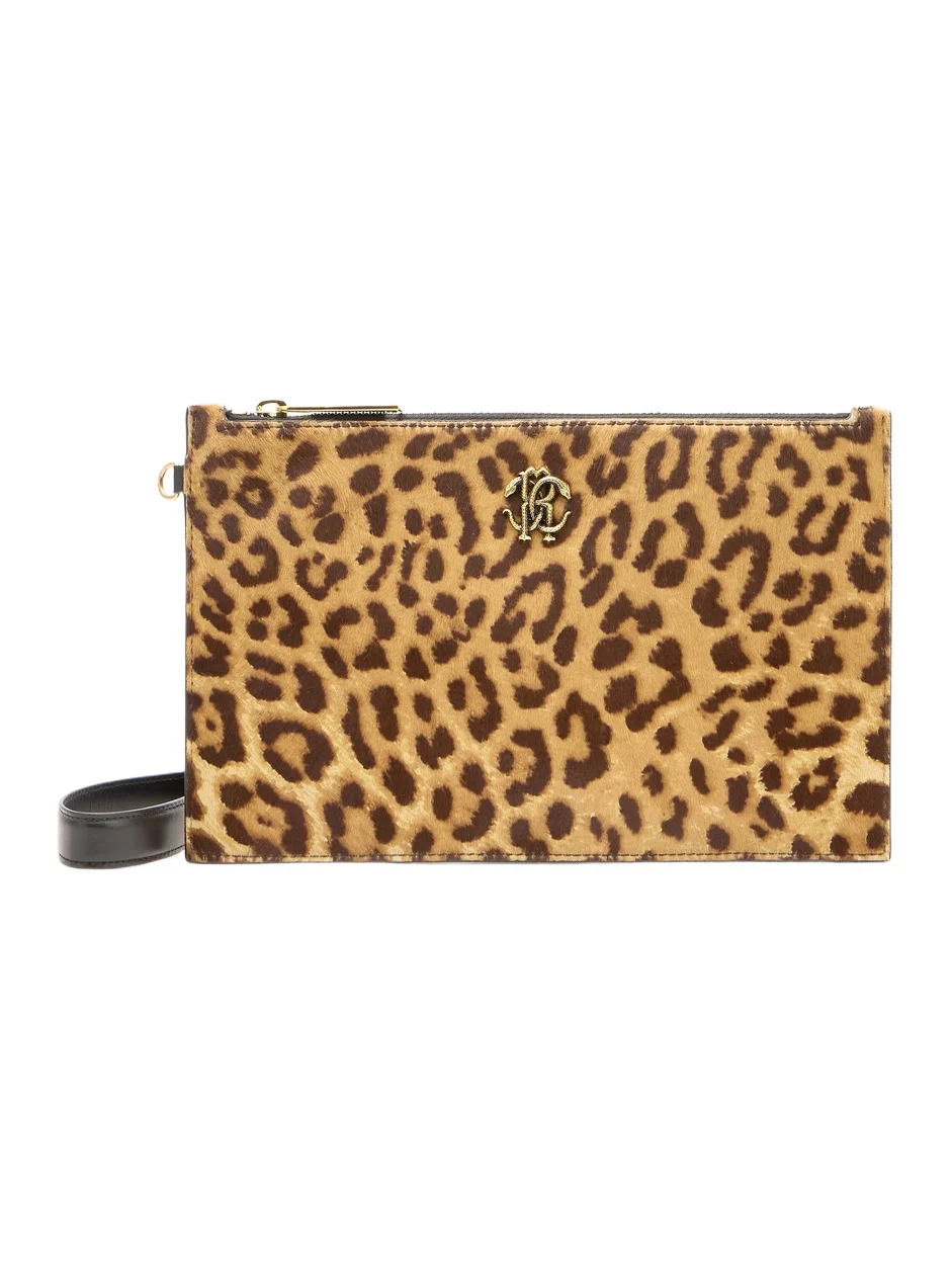 Small Jaguar-Skin Print Clutch Small Jaguar-Skin Print Clutch