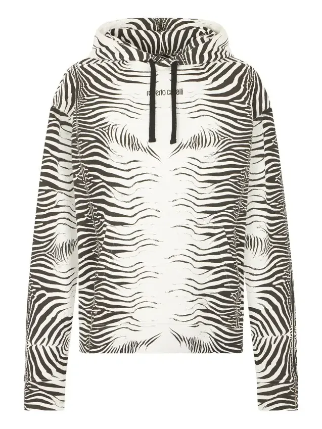 Zebra Print Sweatshirt
