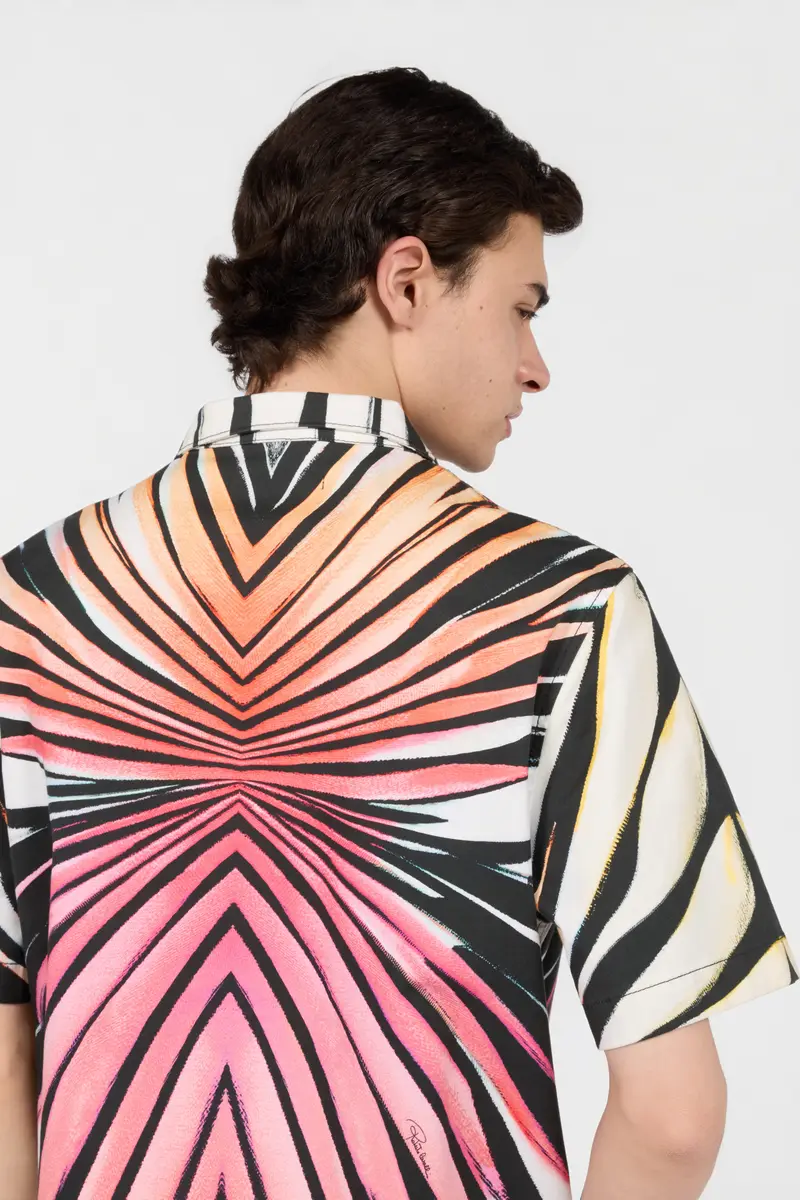 Roberto Cavalli Ray Of Paradise Print Denim Shirt | Thumbnail 5 Roberto Cavalli Ray Of Paradise Print Denim Shirt | Thumbnail 5
