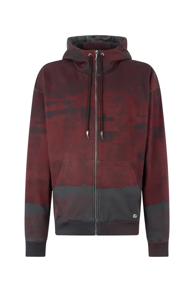 Roberto Cavalli Hoodie With Zip | Image 1 Roberto Cavalli Hoodie With Zip | Image 1