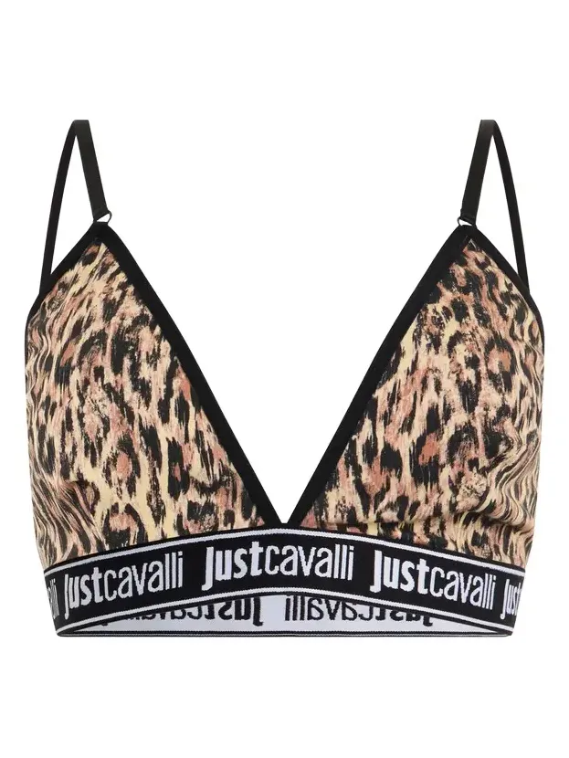Jaguar Skin Print Triangle Bra Jaguar Skin Print Triangle Bra