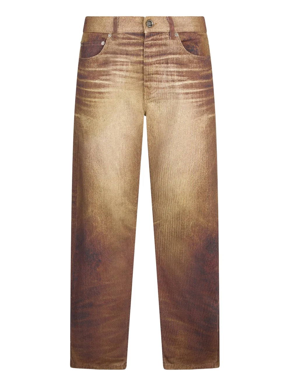 Roberto Cavalli Python Print Jeans