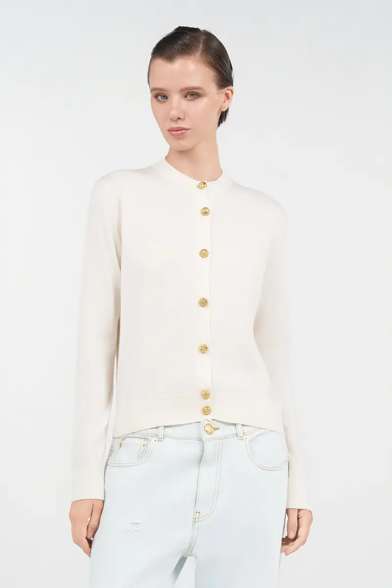 Roberto Cavalli Wool Blend Cardigan | Thumbnail 2
