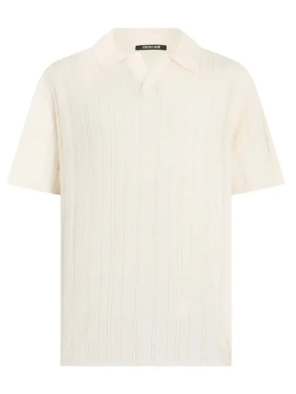 Cream Ribbed Polo Cream Ribbed Polo