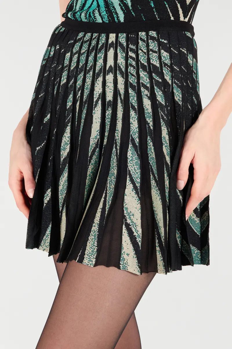 Roberto Cavalli Ray Of Sea Print Skirt Mini | Thumbnail 6 Roberto Cavalli Ray Of Sea Print Skirt Mini | Thumbnail 6