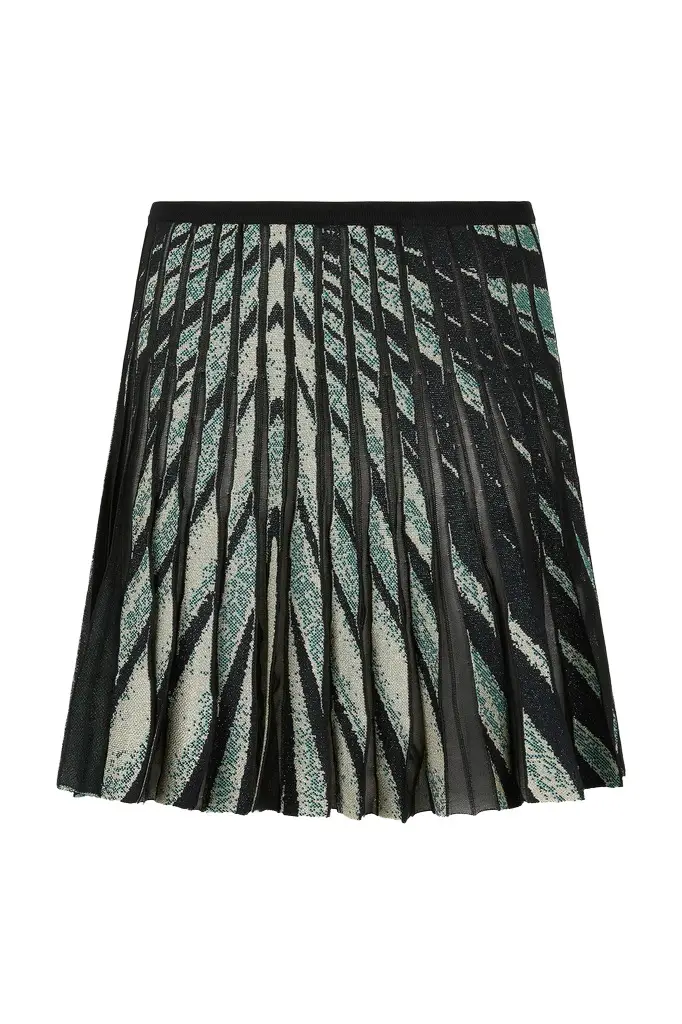 Ray Of Sea Print Skirt Mini Ray Of Sea Print Skirt Mini