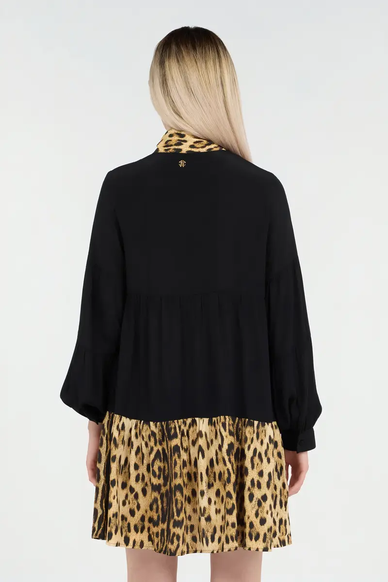 Roberto Cavalli Leopard Print Dress Mini | Thumbnail 3