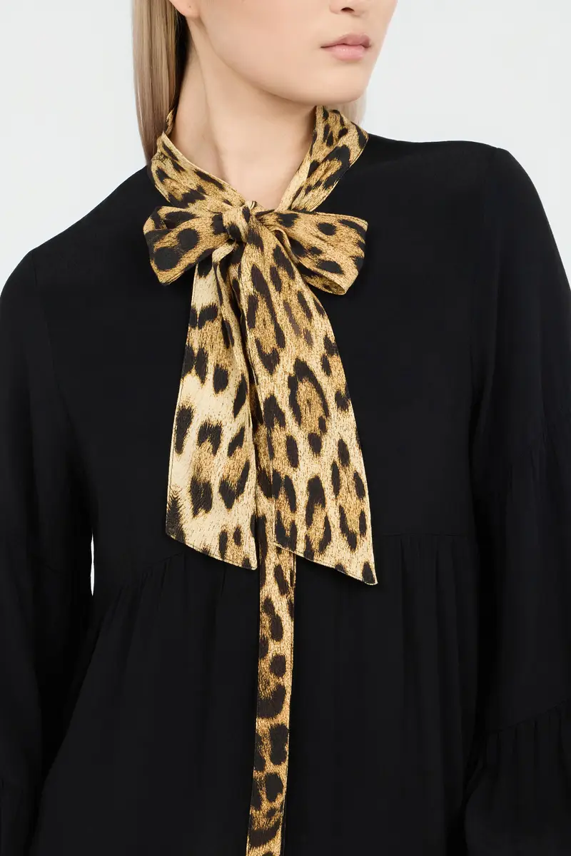 Roberto Cavalli Leopard Print Dress Mini | Thumbnail 5