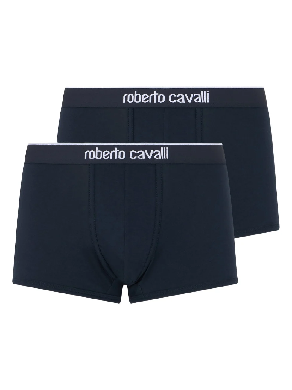 Navy Blue Cotton Boxers Bi-Pack Navy Blue Cotton Boxers Bi-Pack