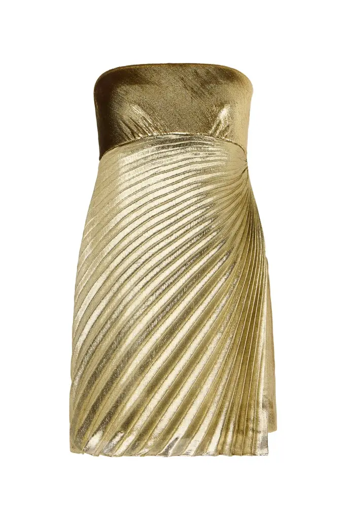 Gold Mini Dress Gold Mini Dress