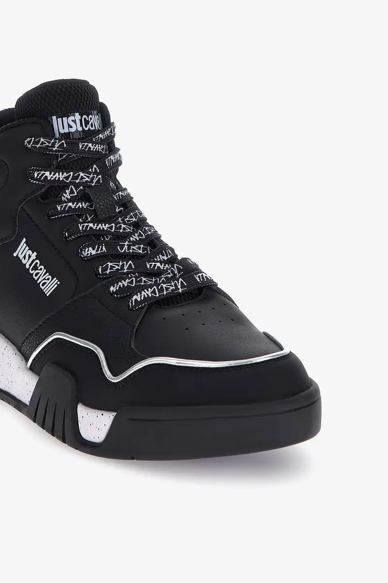 Roberto Cavalli Just Cavalli Leather Sneakers | Thumbnail 3 Roberto Cavalli Just Cavalli Leather Sneakers | Thumbnail 3