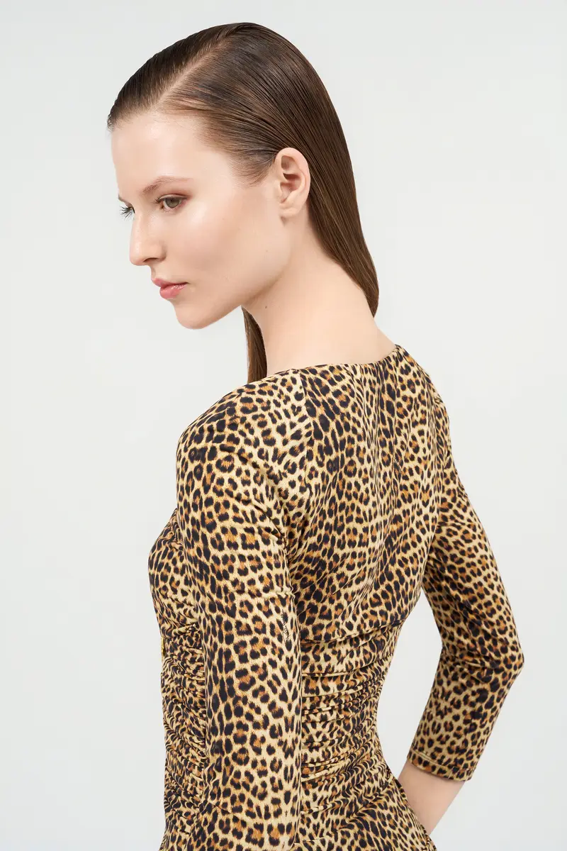 Roberto Cavalli Long-Sleeve Top with Baby Jaguar Print | Thumbnail 6 Roberto Cavalli Long-Sleeve Top with Baby Jaguar Print | Thumbnail 6