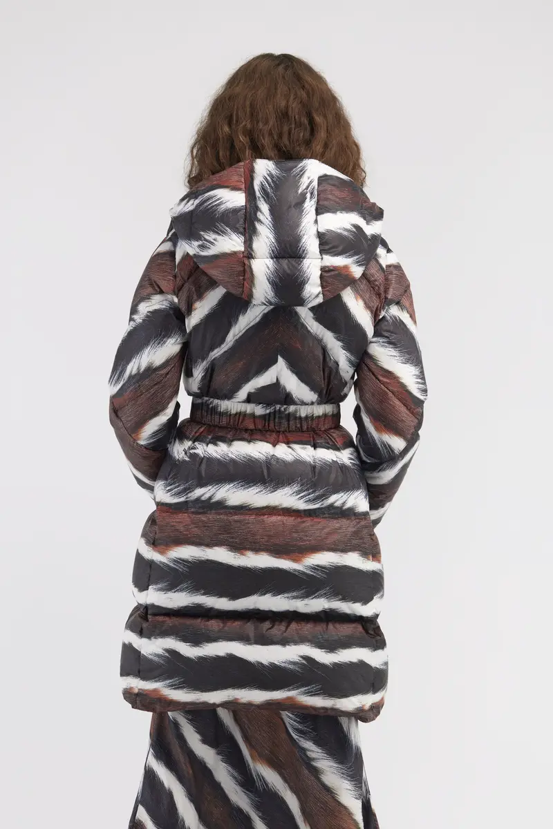 Roberto Cavalli Animalier print puffer jacket with belt | Thumbnail 3 Roberto Cavalli Animalier print puffer jacket with belt | Thumbnail 3